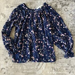 Chelsea & Violet Floral Blouse - Little Girl's Size M